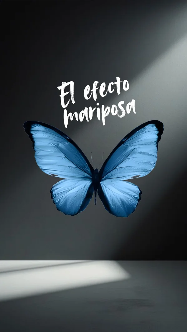 Cartel del taller El Efecto Mariposa